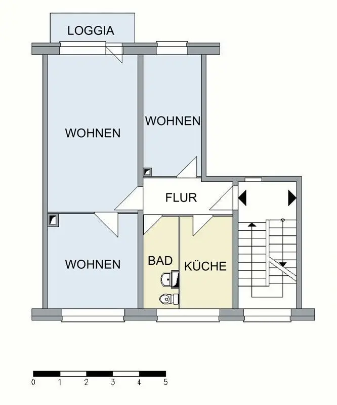 3 room apartment with 61 m² in Neubrandenburg – Photo 3