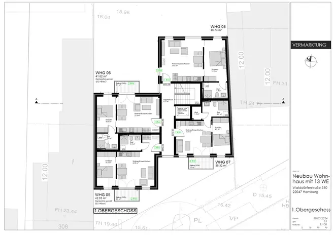 2 Zimmer Wohnung mit 38 m² in Hamburg – Bild 9