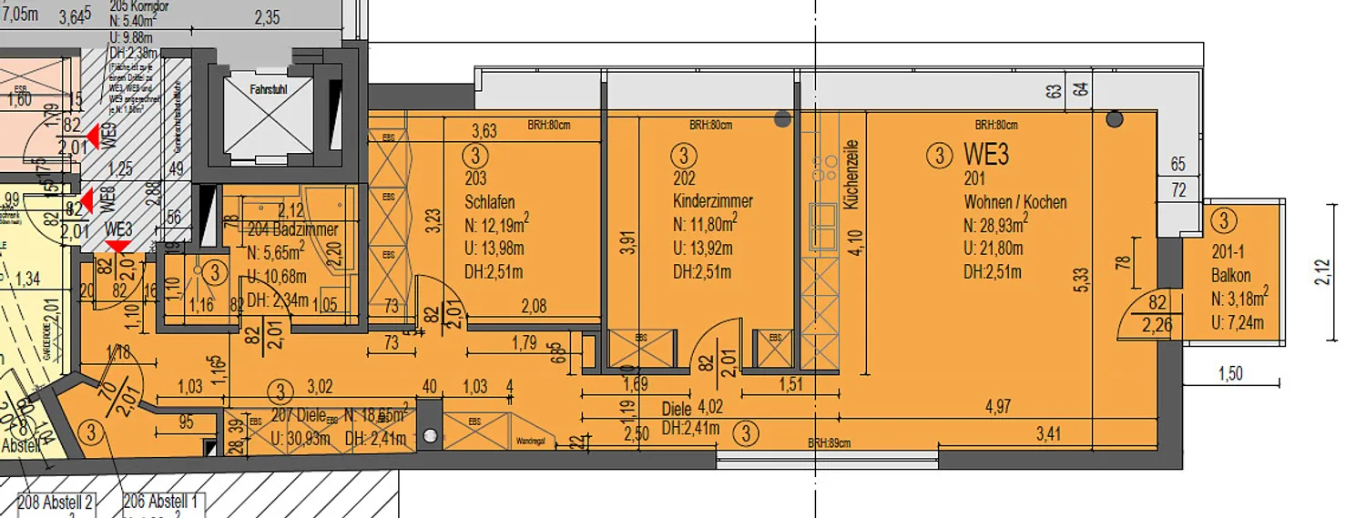 3 Zimmer Wohnung mit 83 m² in Rostock – Bild 4