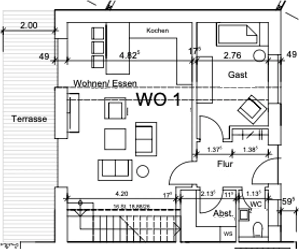 3 Zimmer Wohnung mit 104 m² in Osnabrück – Bild 2
