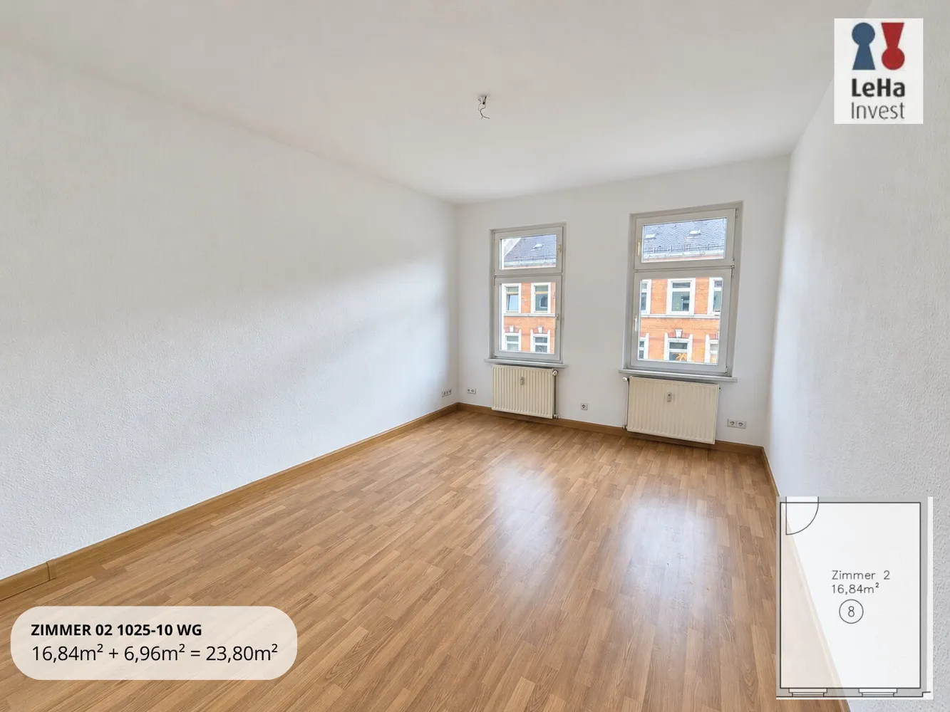 3 Zimmer Wohnung mit 16 m² in Leipzig – Bild 8