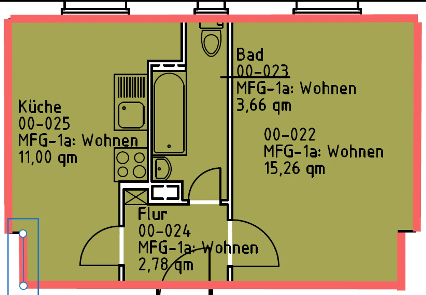 1 Zimmer Wohnung mit 33 m² in Berlin – Bild 8