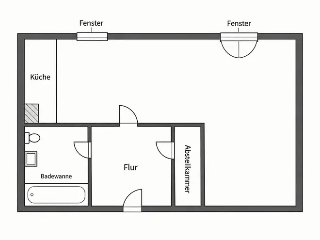 1 Zimmer Wohnung mit 38 m² in Hamburg – Bild 8