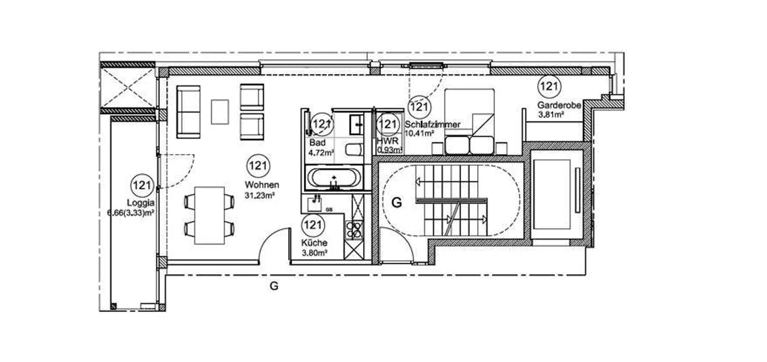 2 Zimmer Wohnung mit 58 m² in Berlin – Bild 4