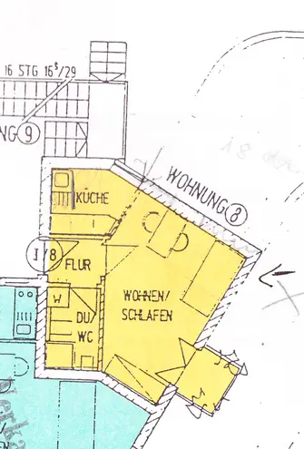 1 Zimmer Wohnung mit 28 m² in Regensburg – Bild 8