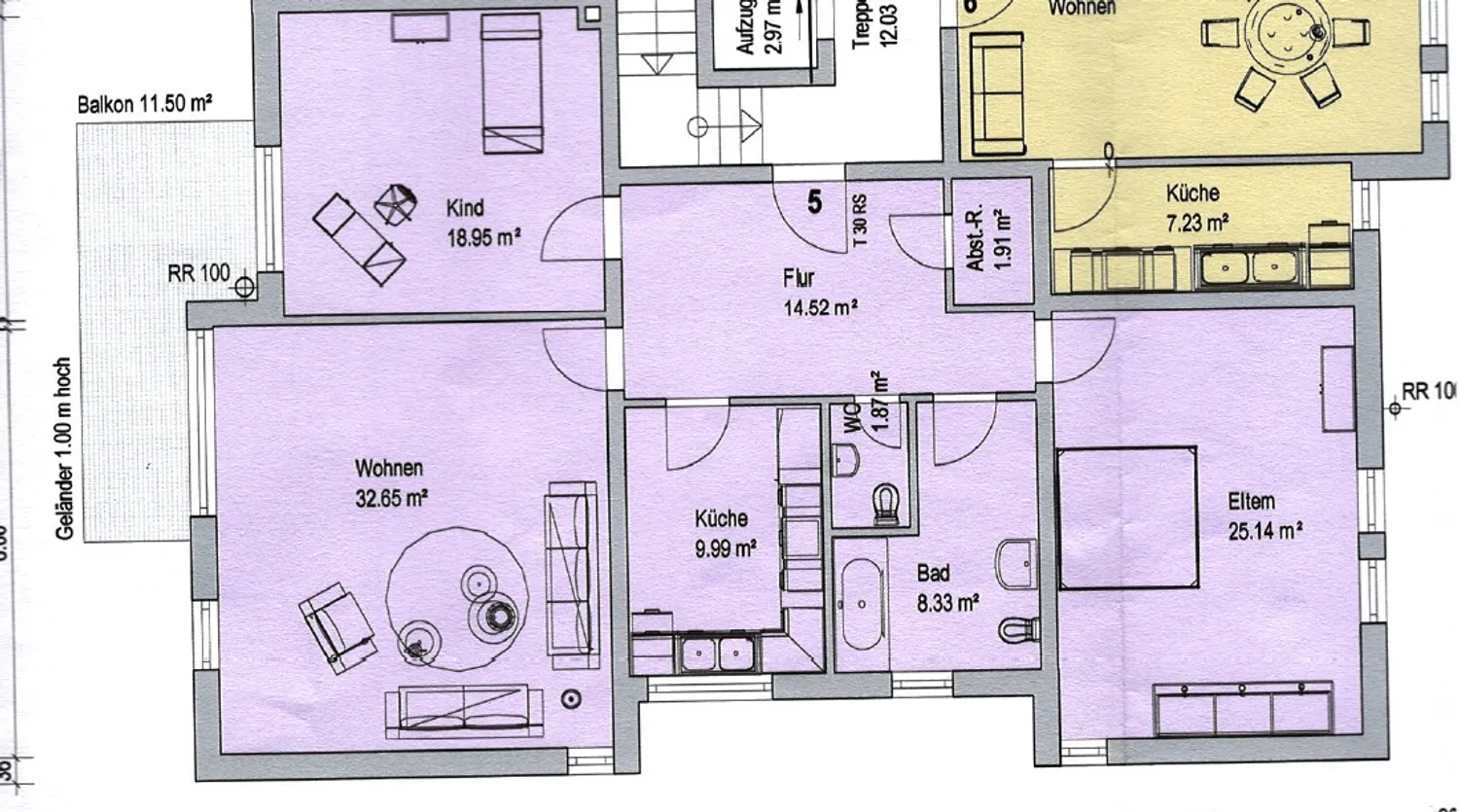3 Zimmer Wohnung mit 113 m² in Trier – Bild 5