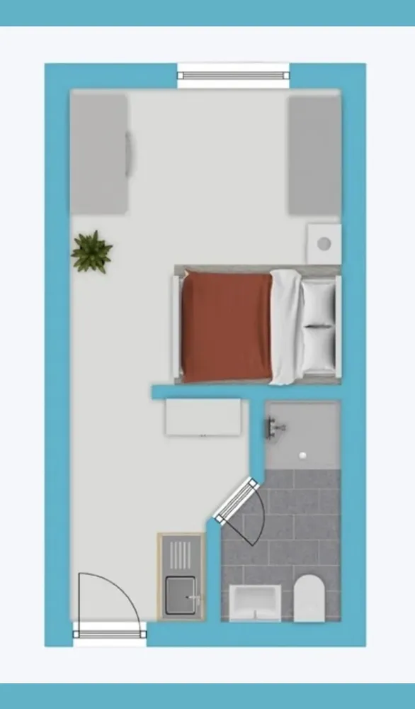 1 Zimmer Wohnung mit 19 m² in Aachen – Bild 1