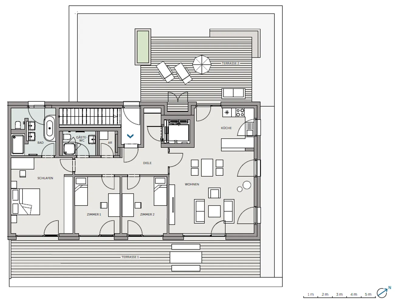 4 Zimmer Wohnung mit 157 m² in Wolfsburg – Bild 3