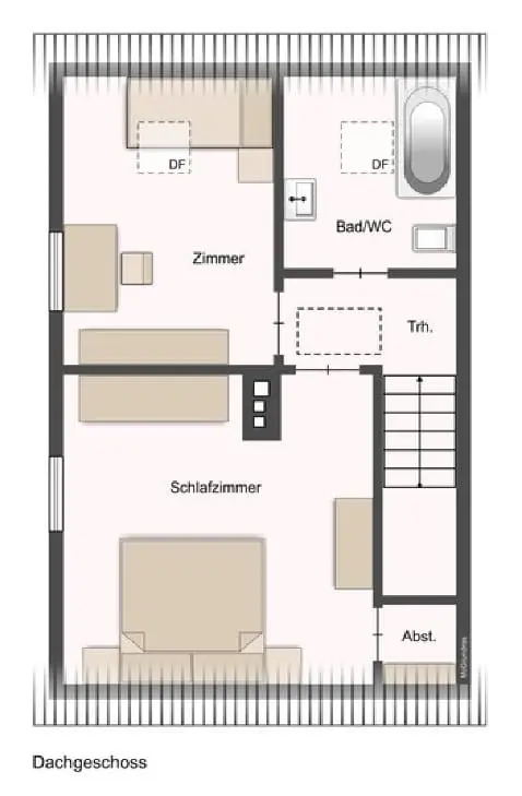 3 Zimmer Haus mit 85 m² in Minden – Bild 3