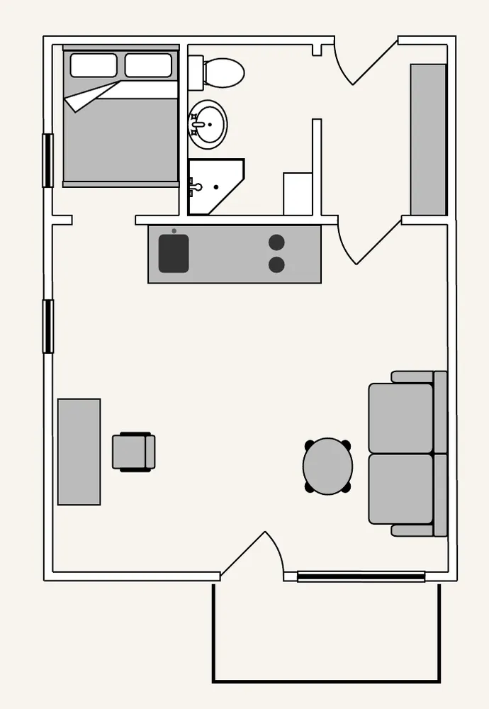 2 Zimmer Wohnung mit 39 m² in Rosenheim – Bild 4