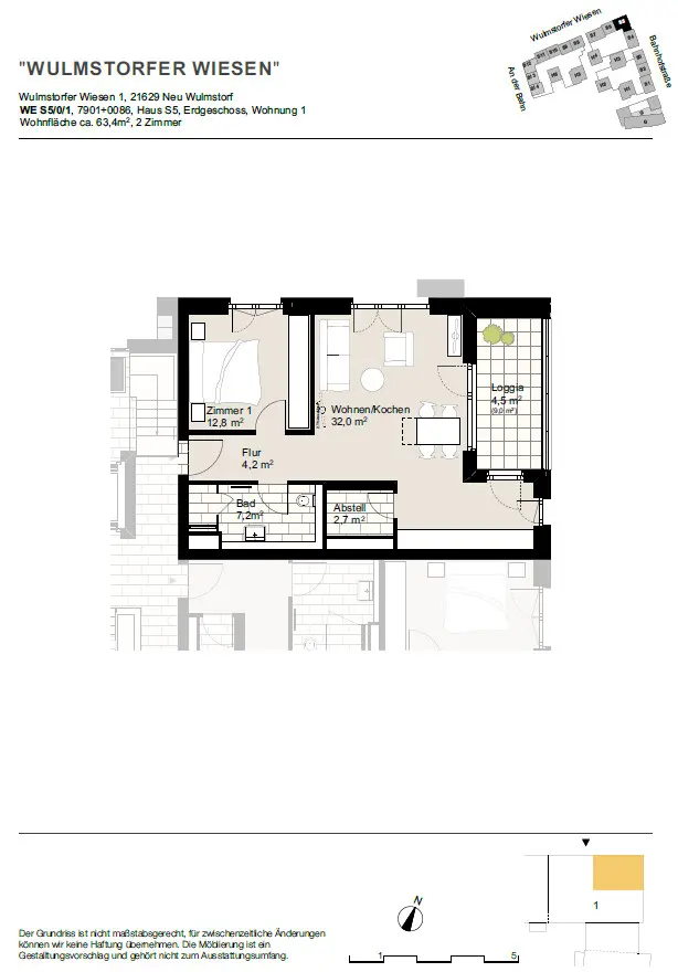 2 Zimmer Wohnung mit 63 m² in Buxtehude – Bild 5
