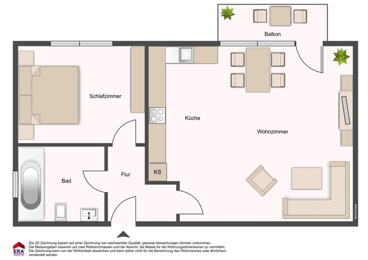 2 Zimmer Wohnung mit 58 m² in Hamburg – Bild 6