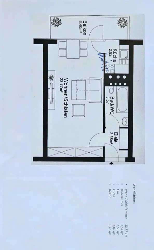 2 Zimmer Wohnung mit 36 m² in Fürstenfeldbruck – Bild 6