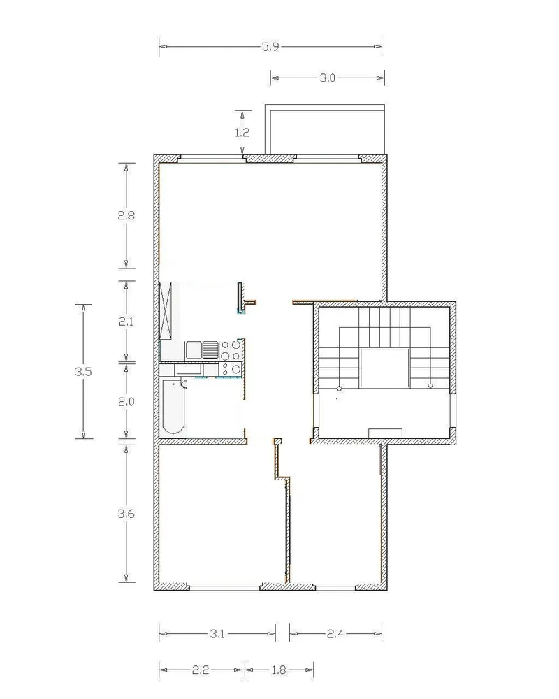 3 Zimmer Wohnung mit 57 m² in Lutherstadt Wittenberg – Bild 2