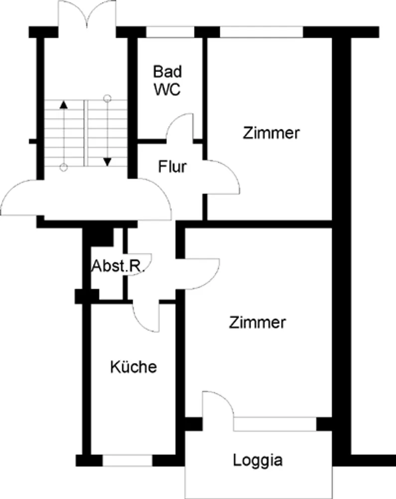 2 Zimmer Wohnung mit 62 m² in Wuppertal – Bild 2