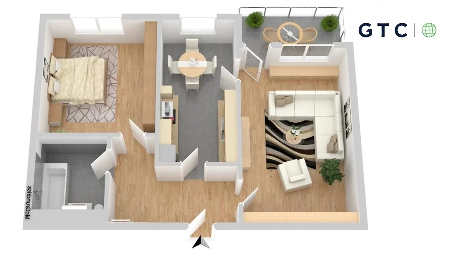 2 Zimmer Wohnung mit 67 m² in Kaiserslautern – Bild 9