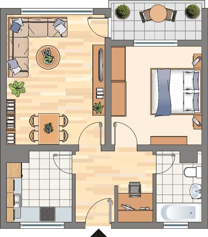 2 Zimmer Wohnung mit 50 m² in Dortmund – Bild 4