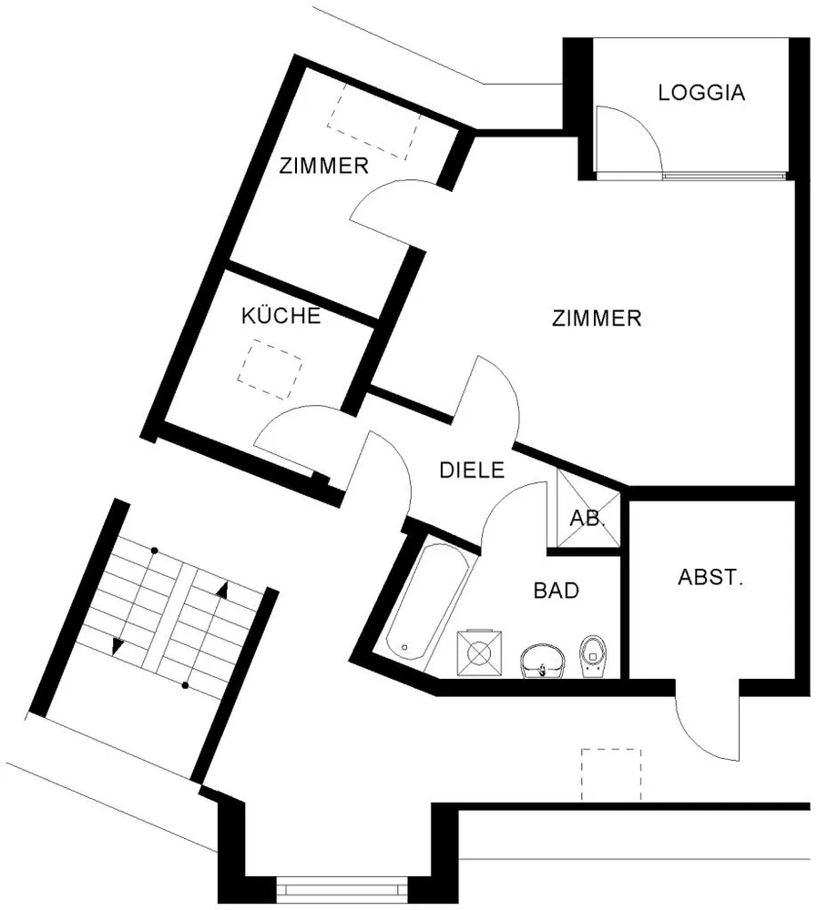 1 Zimmer Wohnung mit 43 m² in Bochum – Bild 3