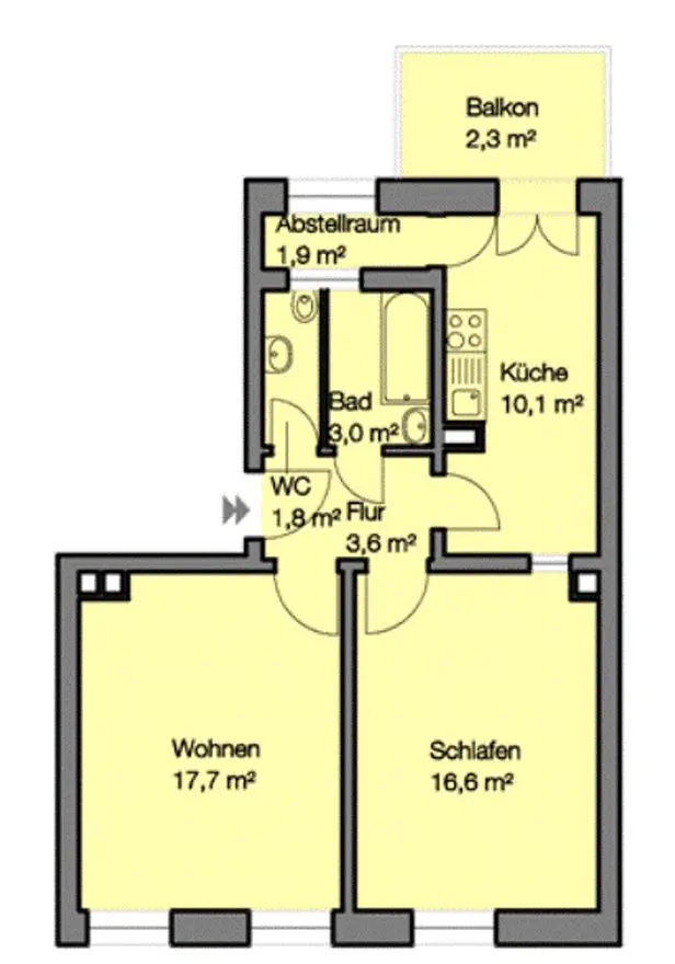 2 Zimmer Haus mit 57 m² in Nürnberg – Bild 6
