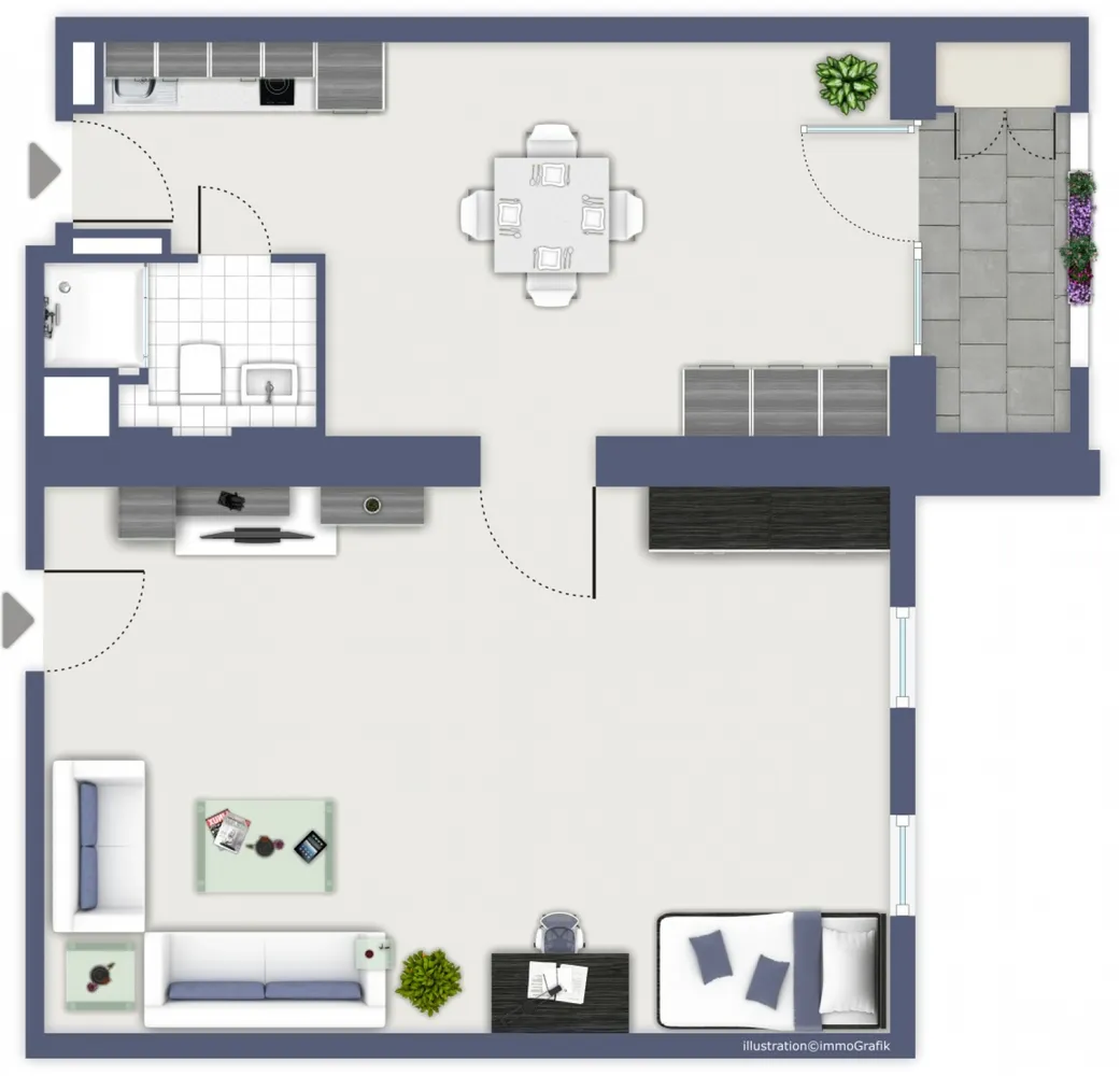 2 Zimmer Wohnung mit 59 m² in Mainz – Bild 3