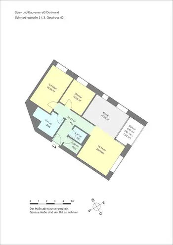 3 Zimmer Wohnung mit 84 m² in Dortmund – Bild 2