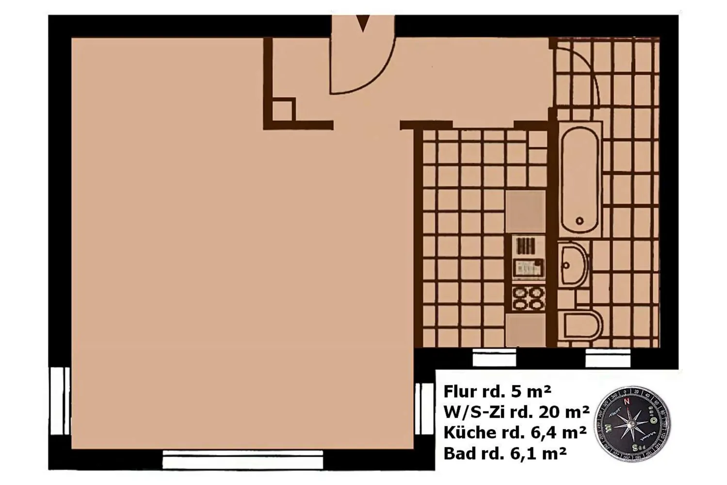 1 Zimmer Wohnung mit 40 m² in Berlin – Bild 10