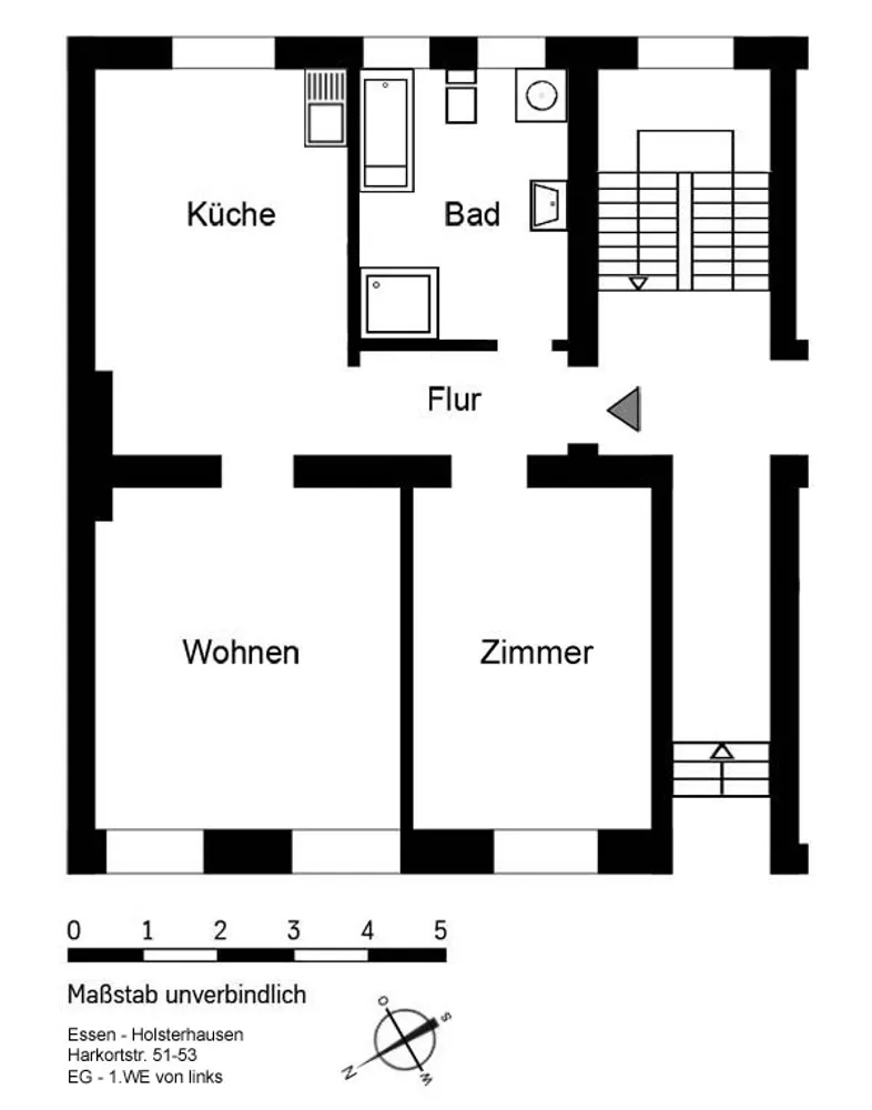 2 Zimmer Wohnung mit 62 m² in Essen – Bild 4