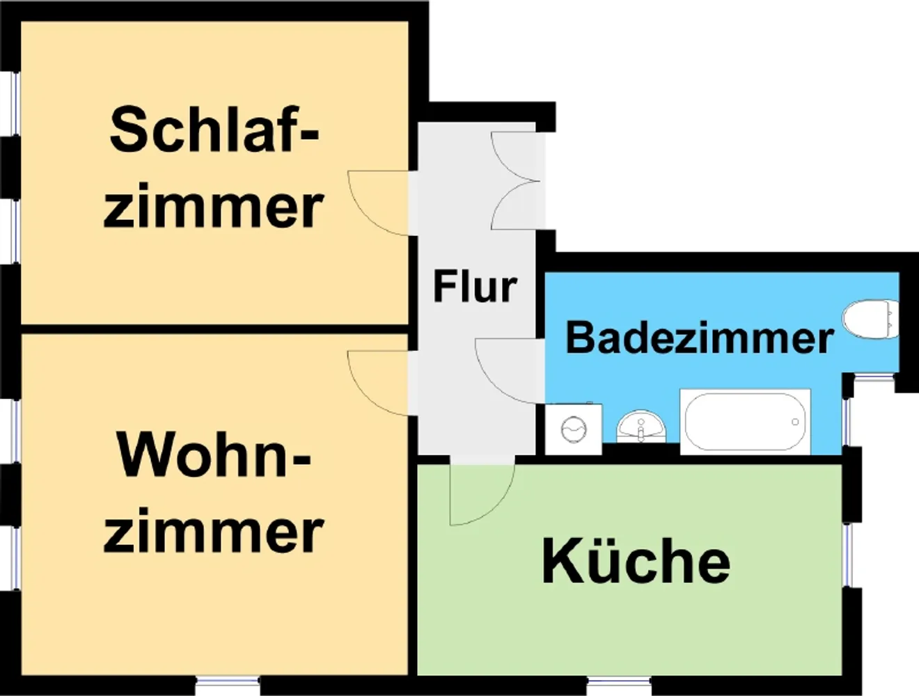 2 Zimmer Wohnung mit 66 m² in Meißen – Bild 4