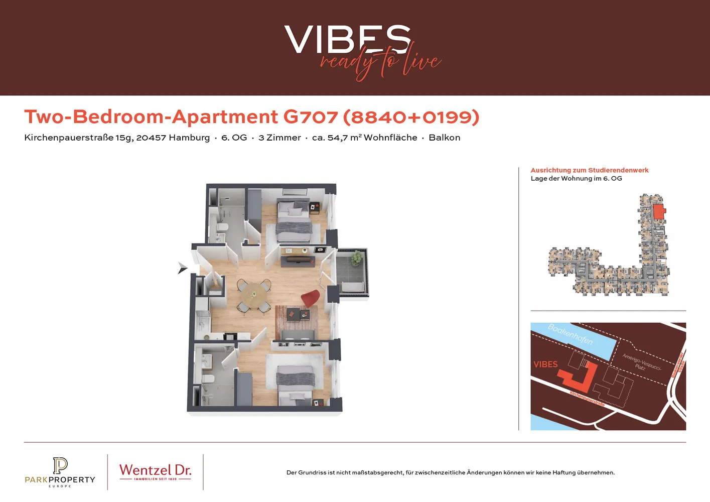 3 Zimmer Wohnung mit 55 m² in Hamburg – Bild 10