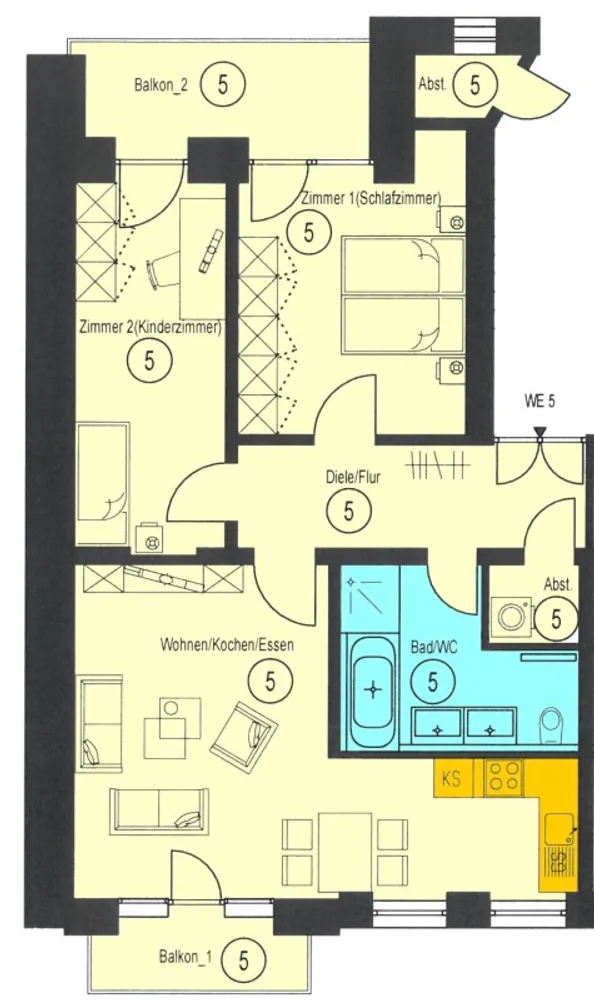 3 room apartment with 79 m² in Chemnitz – Photo 10