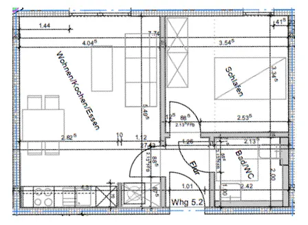 2 Zimmer Wohnung mit 40 m² in Nürnberg – Bild 5