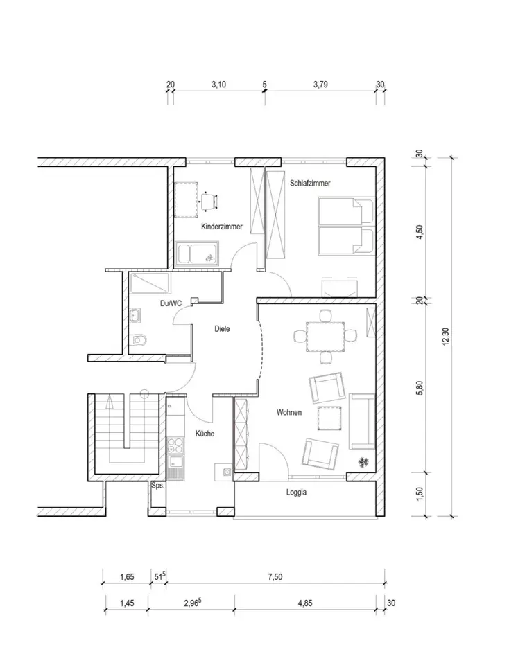 3 Zimmer Wohnung mit 73 m² in Aschaffenburg – Bild 7