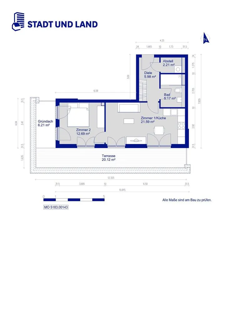 2 Zimmer Wohnung mit 58 m² in Berlin – Bild 6