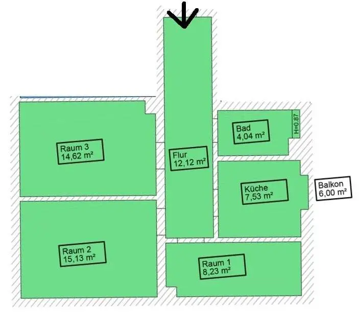 3 Zimmer Wohnung mit 65 m² in Leipzig – Bild 9