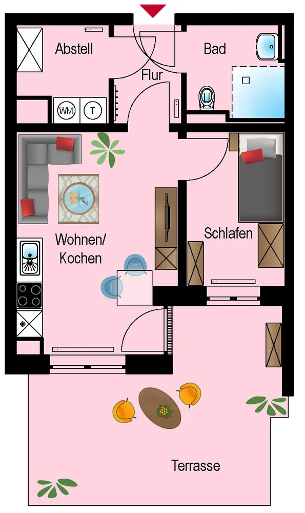 2 room apartment with 48 m² in Eilenburg – Photo 4