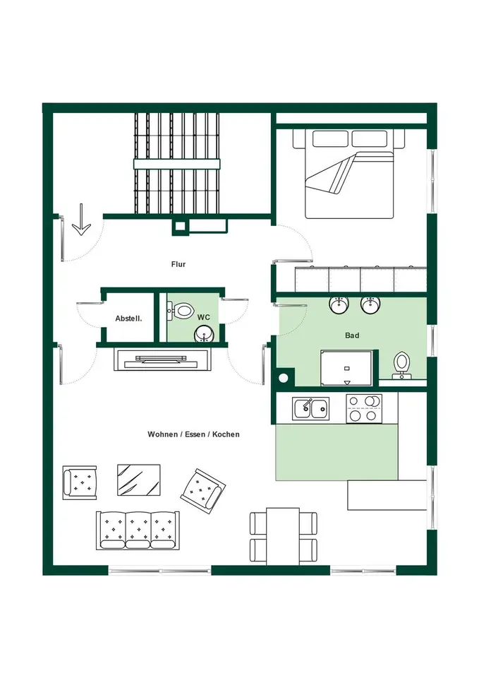 2 Zimmer Wohnung mit 73 m² in Berlin – Bild 3