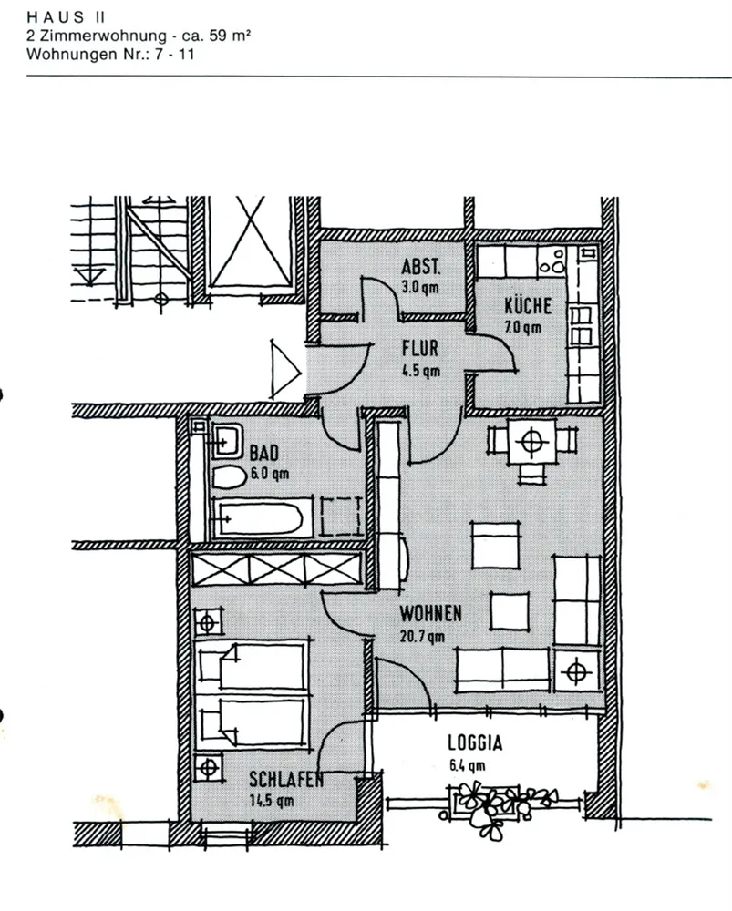 2 Zimmer Wohnung mit 59 m² in Kiel – Bild 6
