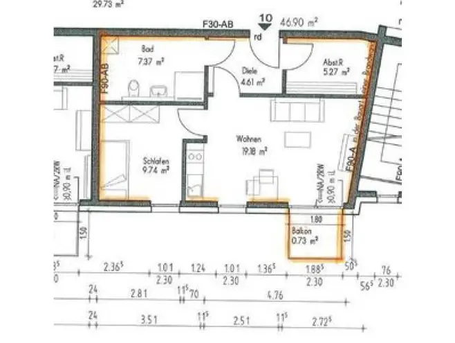 2 Zimmer Wohnung mit 47 m² in Bielefeld – Bild 5