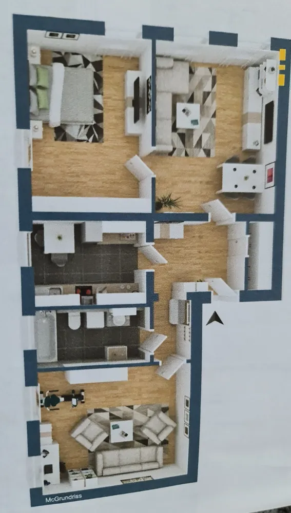3 room apartment with 78 m² in Chemnitz – Photo 8