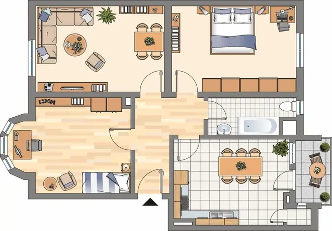 3 Zimmer Wohnung mit 85 m² in Bochum – Bild 1