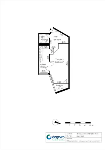1 Zimmer Wohnung mit 53 m² in Berlin – Bild 9