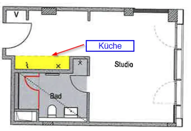1 Zimmer Wohnung mit 34 m² in Frankfurt am Main – Bild 6