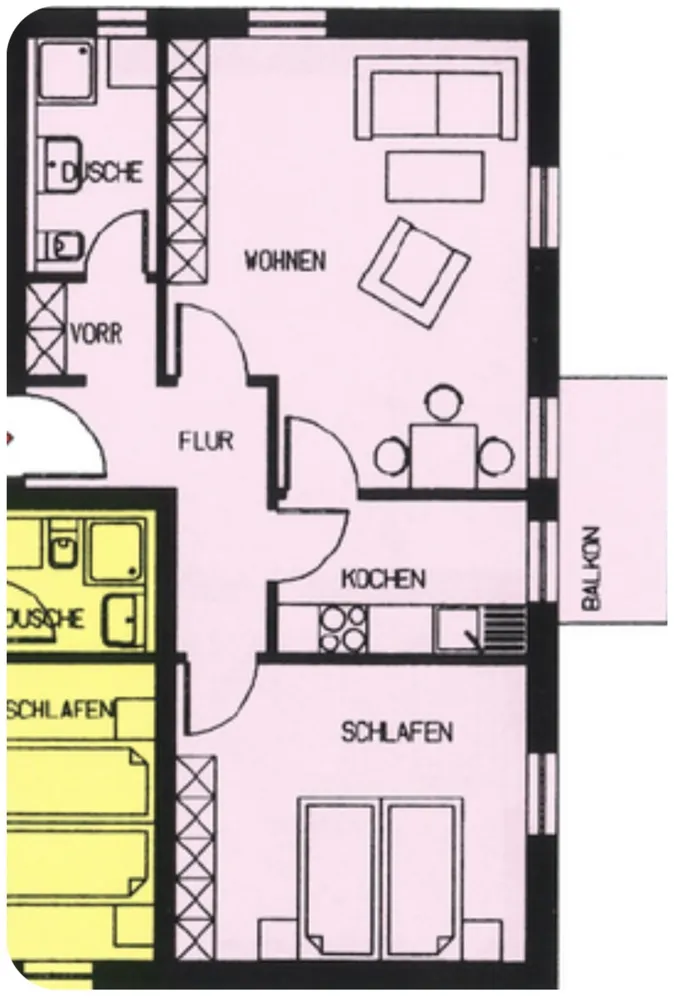 2 Zimmer Wohnung mit 64 m² in Deggendorf – Bild 2