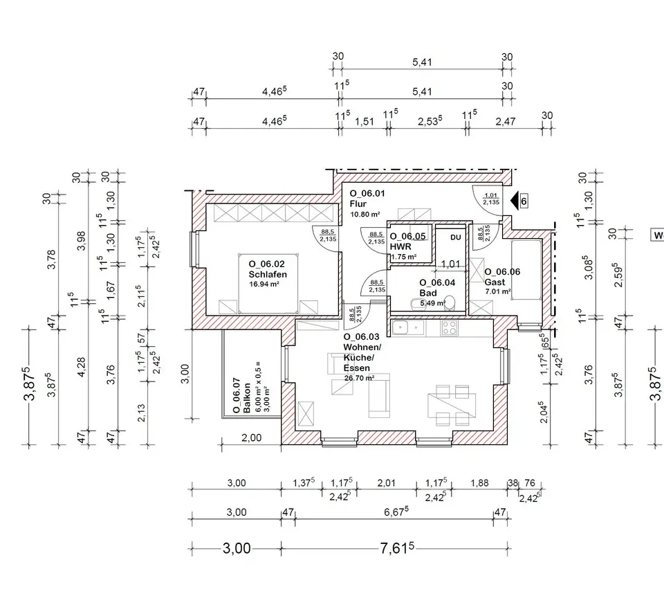 3 Zimmer Haus mit 72 m² in Leer – Bild 5