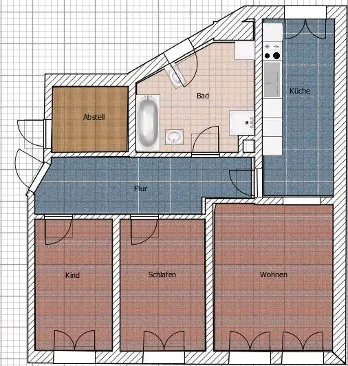 3 Zimmer Wohnung mit 80 m² in Aue-Bad Schlema – Bild 5