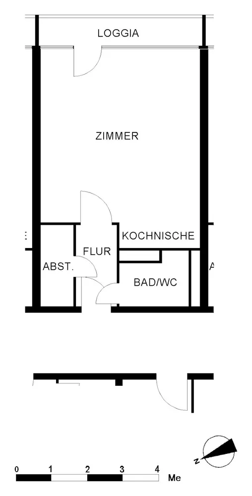 1 Zimmer Wohnung mit 35 m² in Bremerhaven – Bild 3