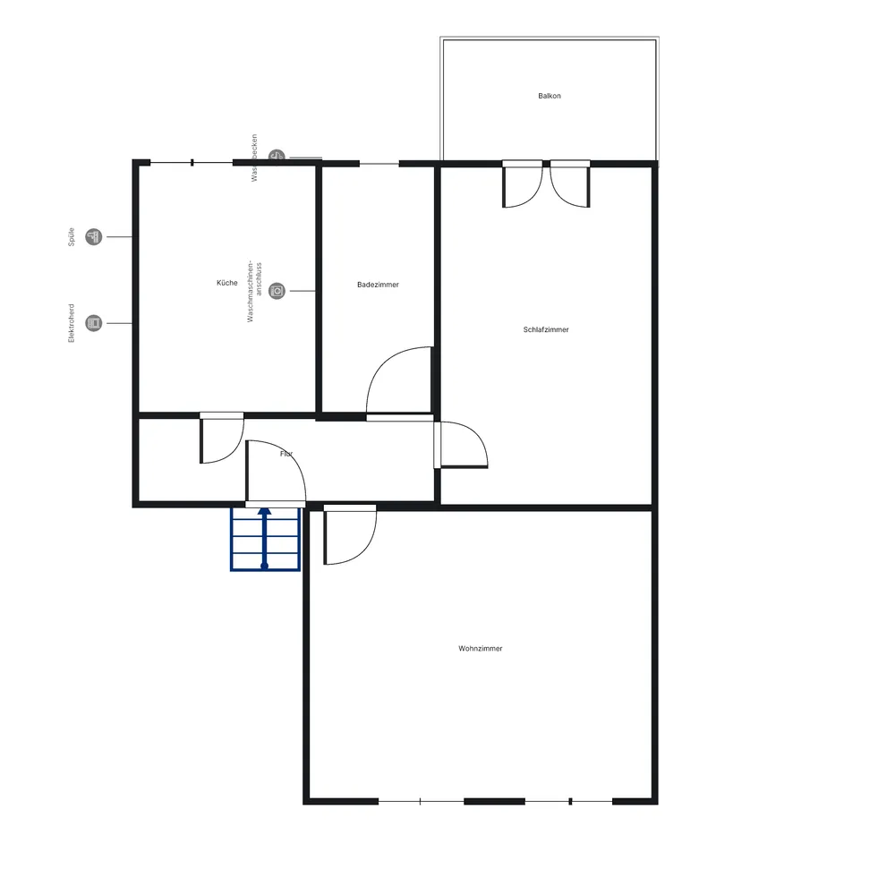 2 Zimmer Wohnung mit 57 m² in Hannover – Bild 2