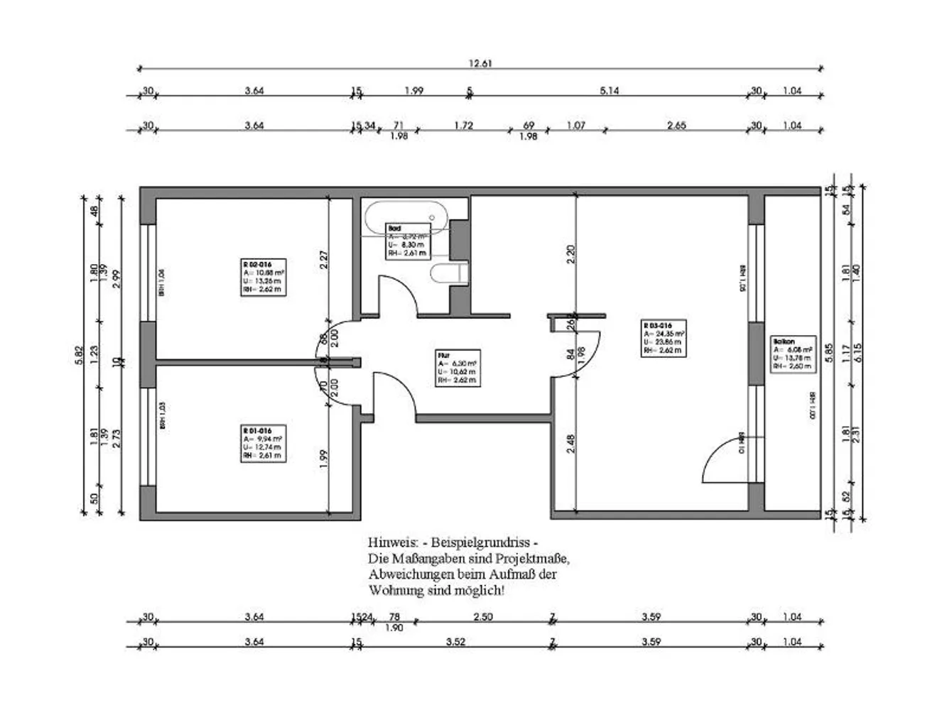 2 Zimmer Wohnung mit 59 m² in Halle (Saale) – Bild 7