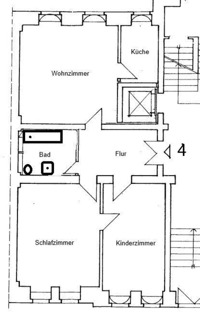 3 room apartment with 80 m² in Dresden – Photo 3