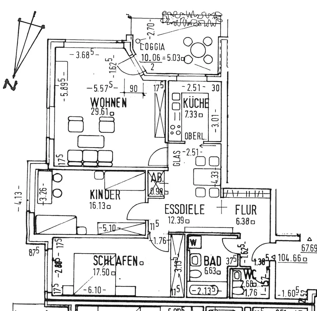 3 room apartment with 105 m² in Hildesheim – Photo 3